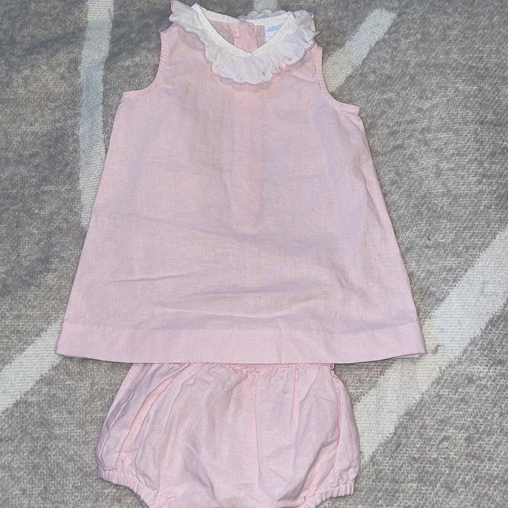 EUC Edgehill Collection linen dress 6 mos